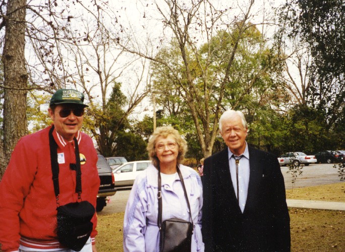 Mom and Dave with Jimmy Carter