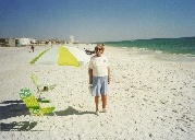 Mom at Panama City Beach 2000